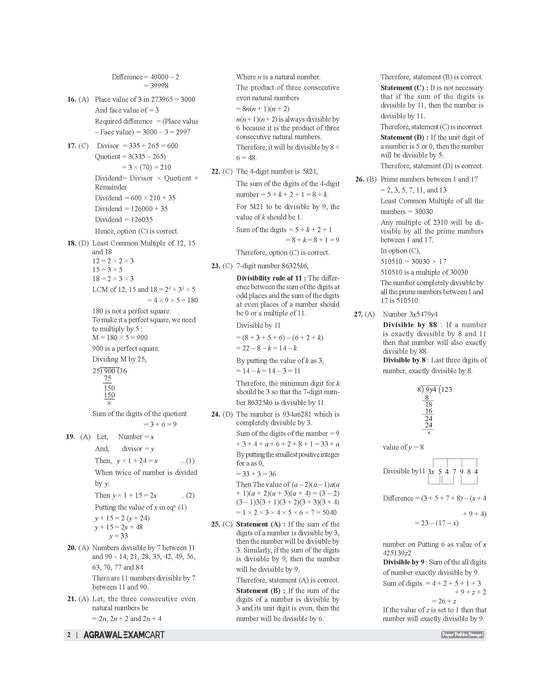 Examcart Railway RRB NTPC, RRB JE, RRB ALP & Technician and RRC Group D Exam Math Question Bank Book By DP Singh Sir in English