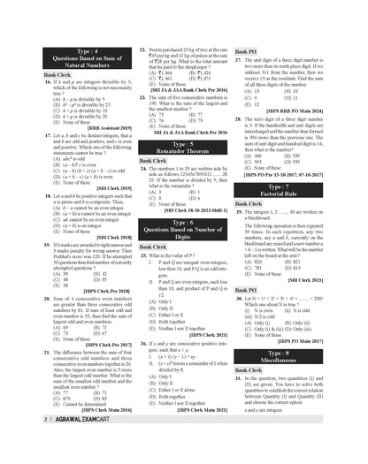 Examcart Bank Clerk & PO Quantitative Aptitude Question Bank For SBI, IBPS, RRBs, RBI, NABARD 2026 Exams in English Medium