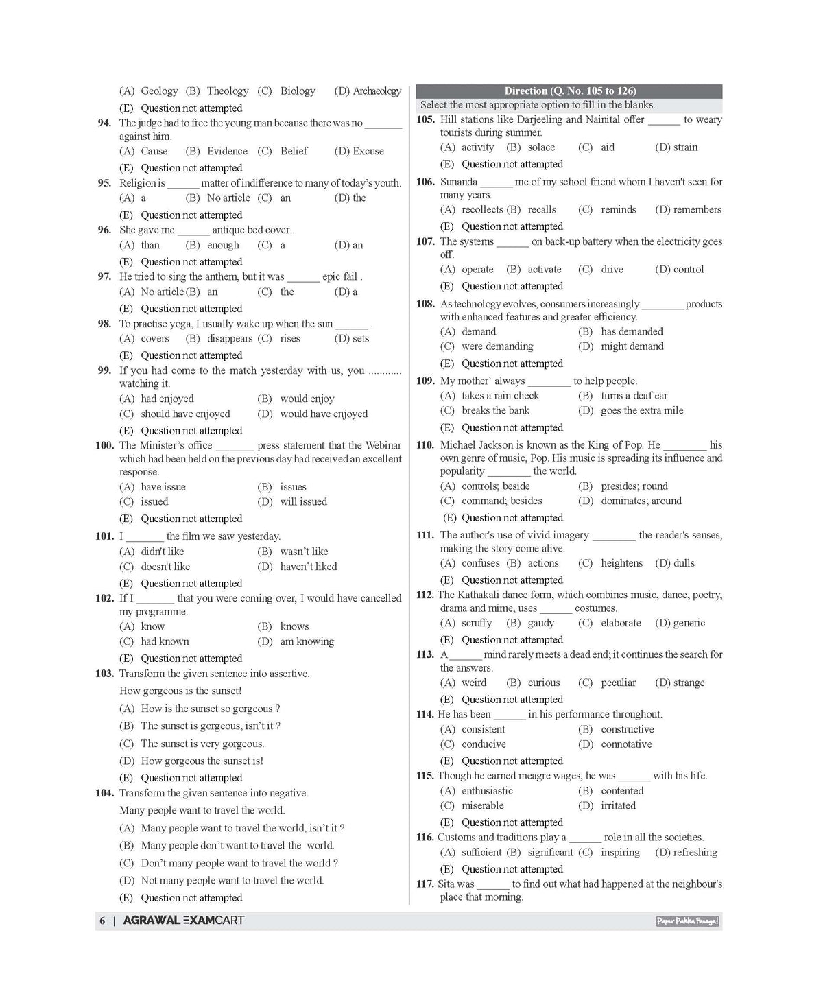 Examcart RSSB Rajasthan LDC Lipik (Clerk) Grade 2 and Kanistha Sahayak (Junior Assistant) Paper 2 Samanya Hindi Evam General English Practice Sets Book For 2026 Exam In Hindi