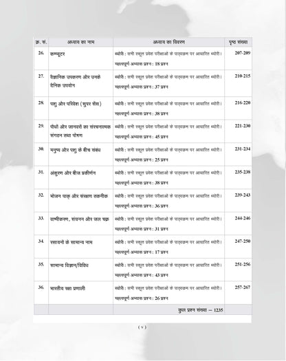 Examcart School Entrance Exam Samanya Gyan (G.K.) Class 6th Textbook For 2027 Exam in Hindi