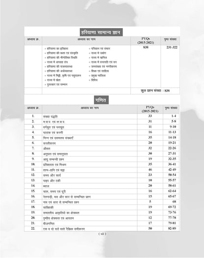 Examcart HSSC Chapterwise Solved PYQs (Previous Year Questions) Book For 2026 Exam in Hindi