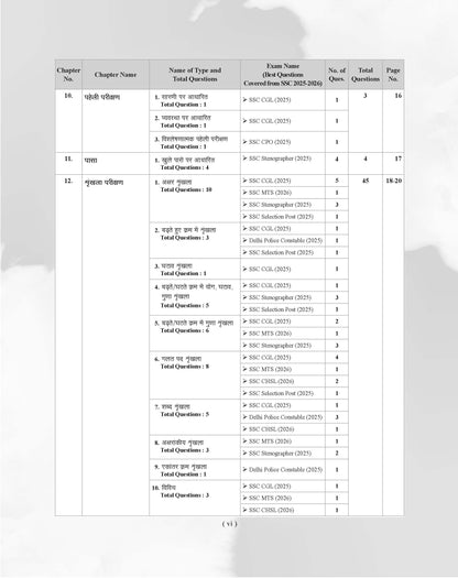 Examcart Latest SSC Reasoning Question Bank For SSC GD | MTS | Delhi Police | Selection Post | Stenographer | CHSL | CPO & CGL (Tier 1 & 2) 2026 Exam In Hindi