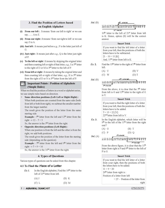 Examcart School Entrance Exam Class 6th Mental Ability Test (Reasoning) Textbook For 2027 Exam In English