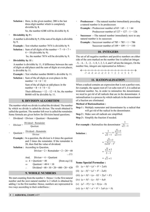 Examcart CTET & TETs Paper-2 (Class 6 to 8) Mathematics and Pedagogy Textbook in English