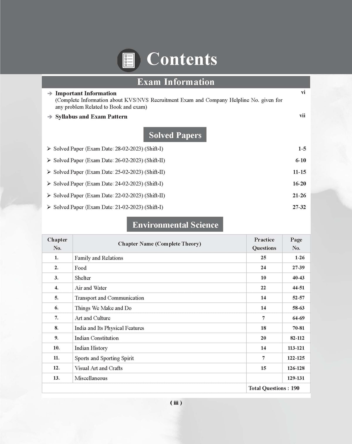 Examcart KVS/NVS PRT Tier-2 EVS & Mathematics Study Book By Prateek Shivalik For 2026 Exam In English